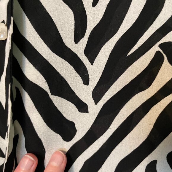 Principles Zebra Patterned Long Sleeve Blouse - Picture 5 of 7